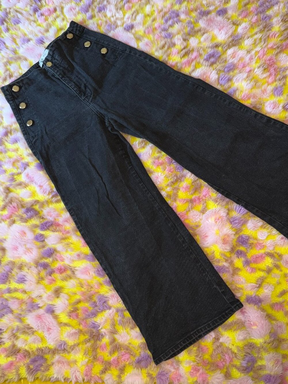 Wide leg Black Jeans